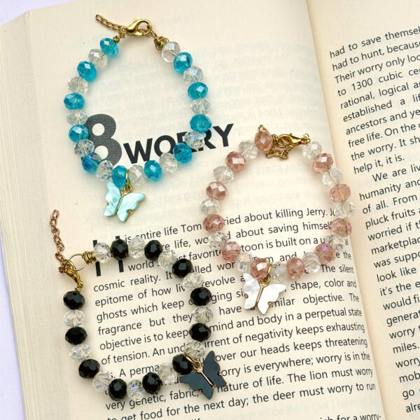 Butterfly Charm bracelet - Image 3