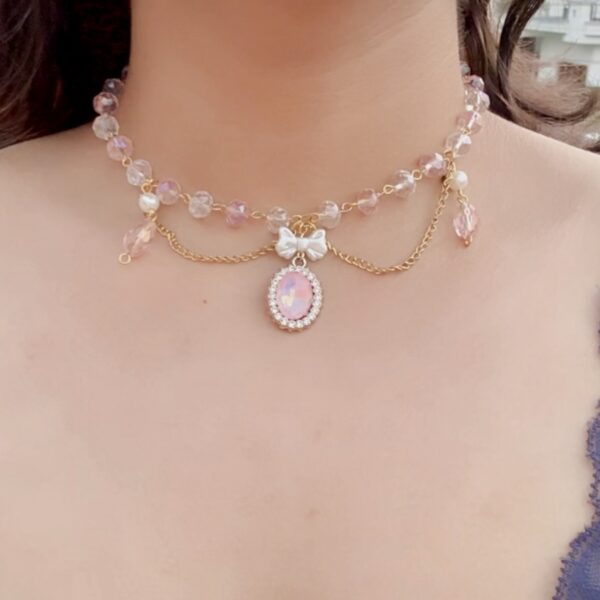 Pink Opal Dream necklace - Image 2