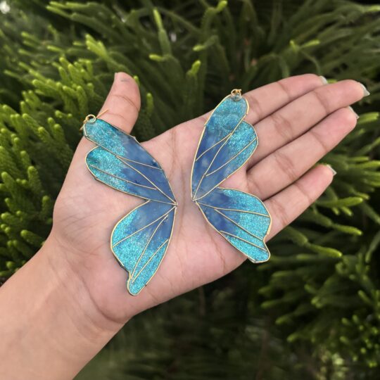 Butterfly wing earrings