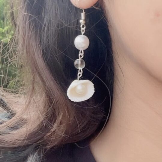 Seashell earrings