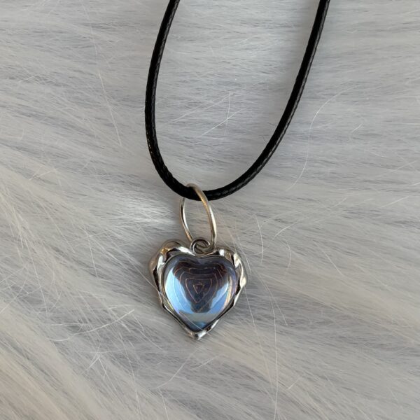 Silver heart pendant - Image 2