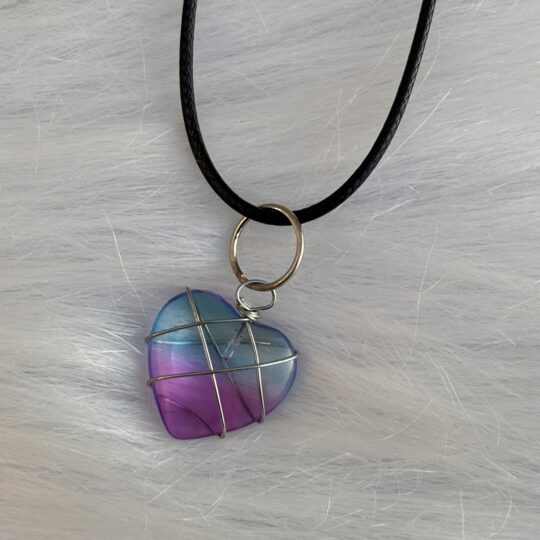 Caged heart pendant