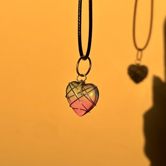 Caged heart pendant